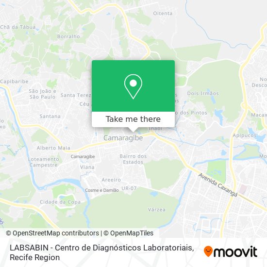 LABSABIN - Centro de Diagnósticos Laboratoriais map