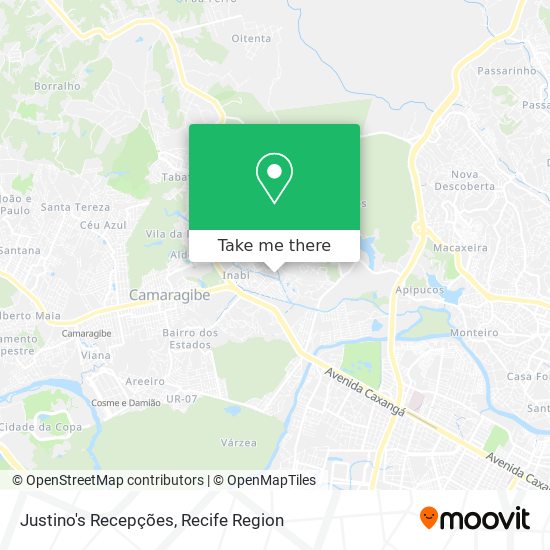 Justino's Recepções map