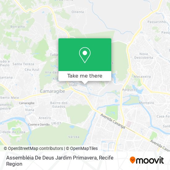 Assembléia De Deus Jardim Primavera map