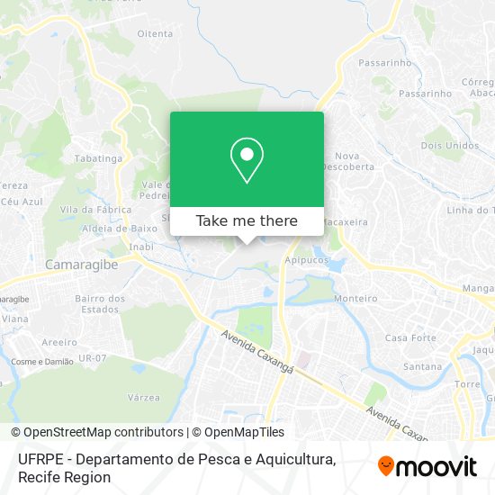 UFRPE - Departamento de Pesca e Aquicultura map