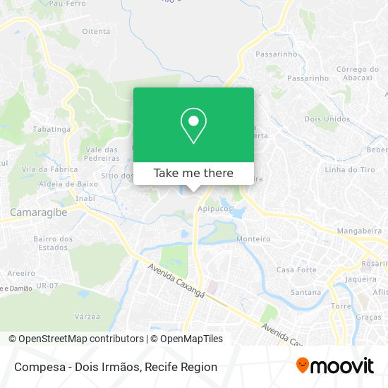 Compesa - Dois Irmãos map