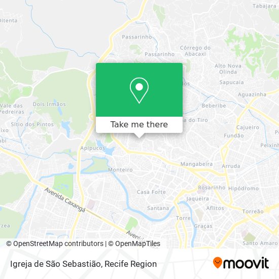 Igreja de São Sebastião map