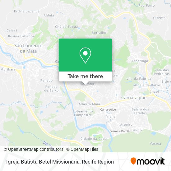 Igreja Batista Betel Missionária map