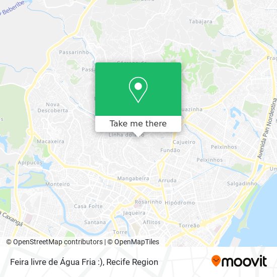 Feira livre de Água Fria :) map