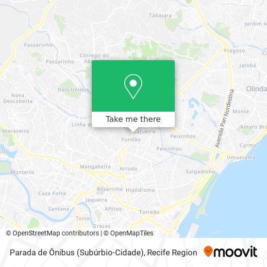 Parada de Ônibus (Subúrbio-Cidade) map