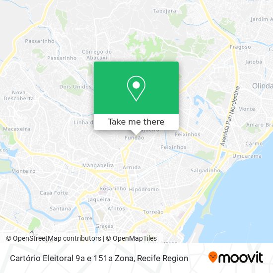 Cartório Eleitoral 9a e 151a Zona map
