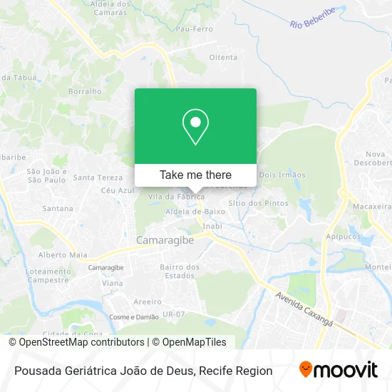 Pousada Geriátrica João de Deus map