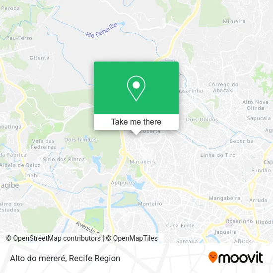 Alto do mereré map