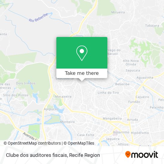 Clube dos auditores fiscais map
