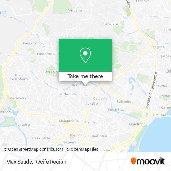 Max Saúde map