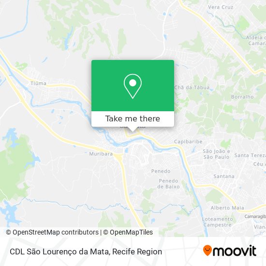 CDL São Lourenço da Mata map