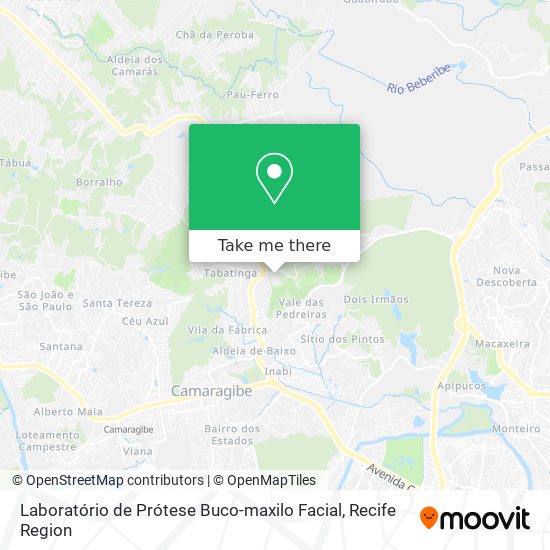 Mapa Laboratório de Prótese Buco-maxilo Facial