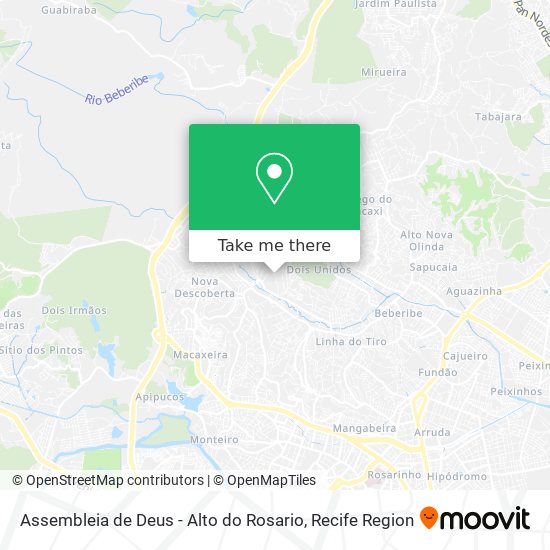 Assembleia de Deus - Alto do Rosario map
