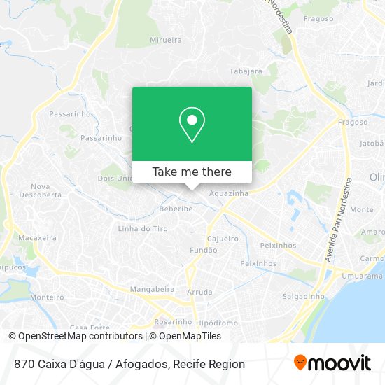 870 Caixa D'água / Afogados map