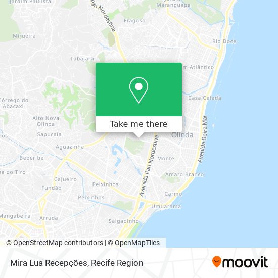 Mira Lua Recepções map