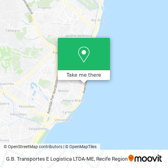 G.B. Transportes E Logistica LTDA-ME map