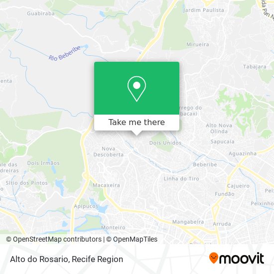 Alto do Rosario map