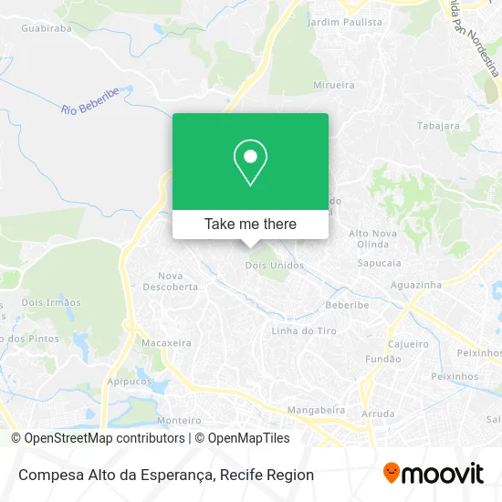 Compesa Alto da Esperança map