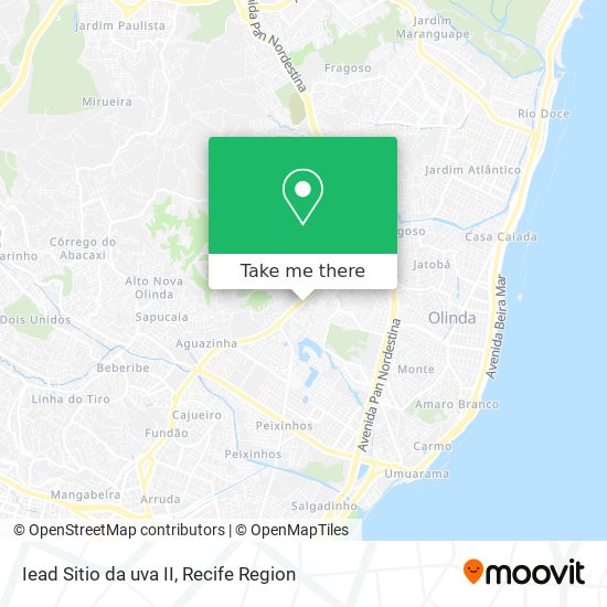 Iead Sitio da uva II map