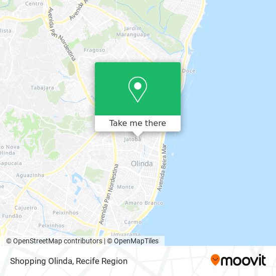 Shopping Olinda map