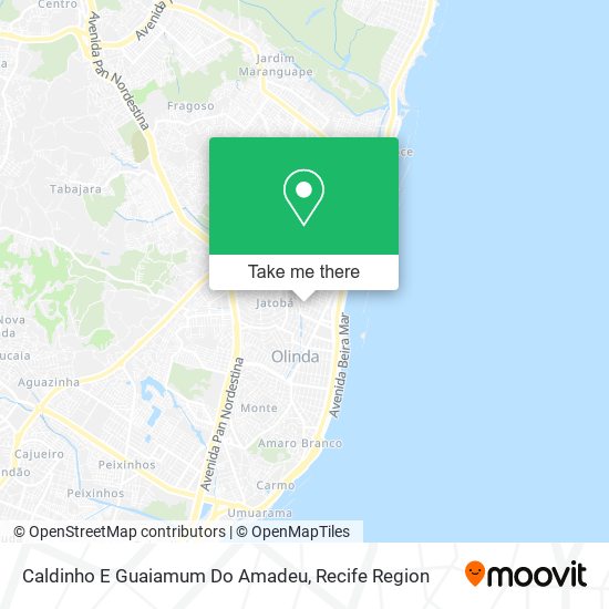 Caldinho E Guaiamum Do Amadeu map
