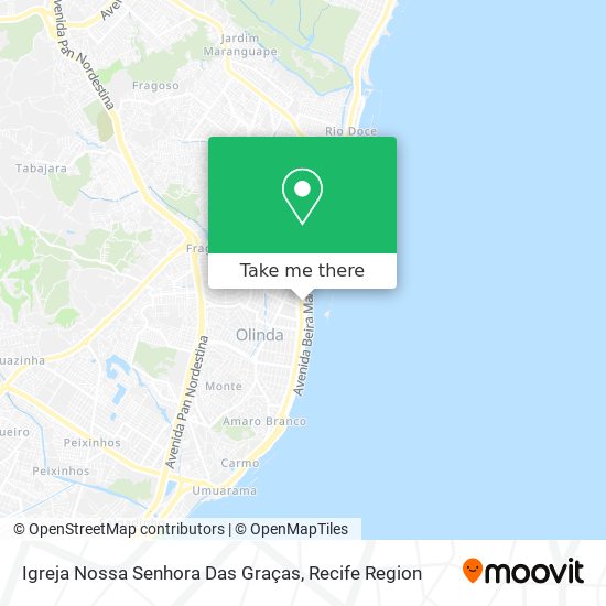 Mapa Igreja Nossa Senhora Das Graças