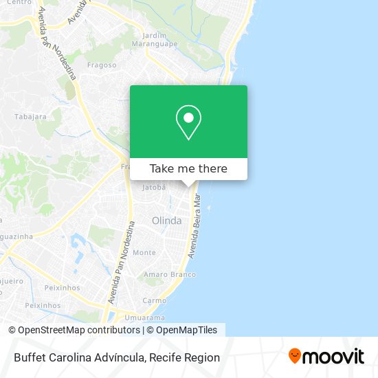 Buffet Carolina Advíncula map
