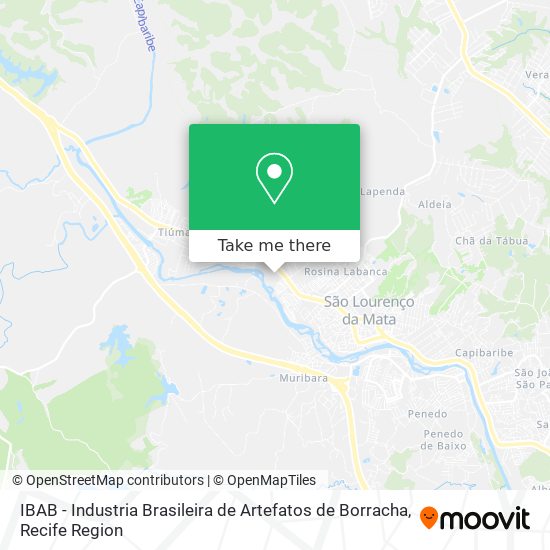 IBAB - Industria Brasileira de Artefatos de Borracha map