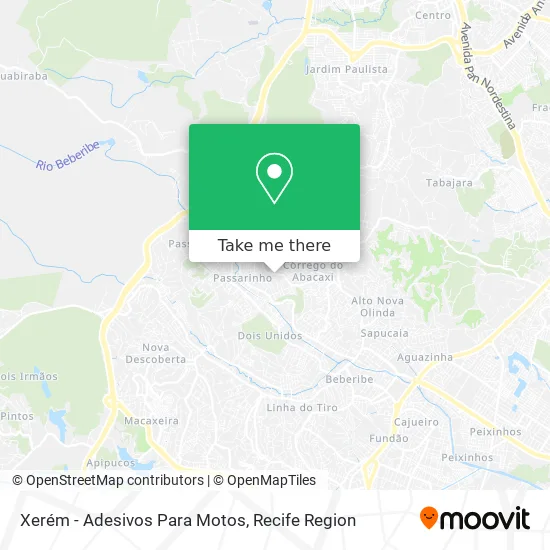 Xerém - Adesivos Para Motos map
