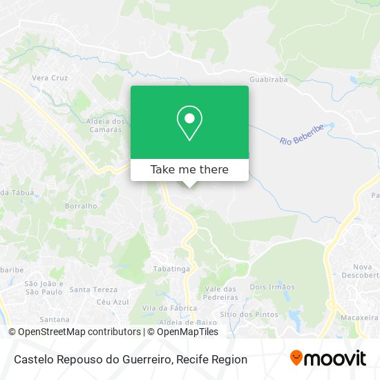 Castelo Repouso do Guerreiro map