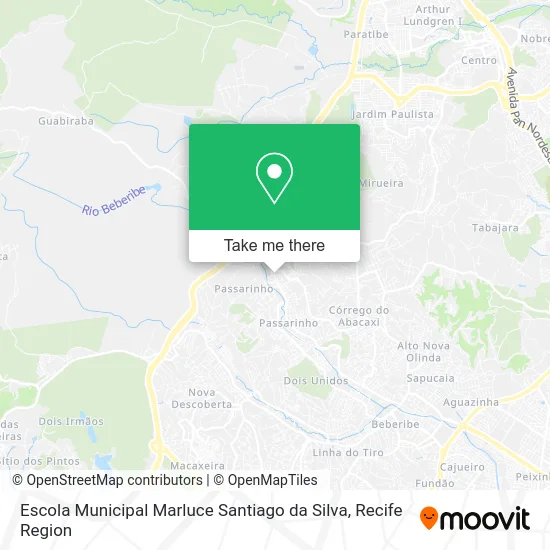 Escola Municipal Marluce Santiago da Silva map