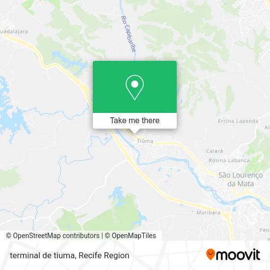 terminal de tiuma map
