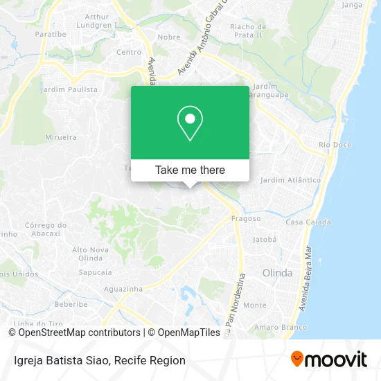 Igreja Batista Siao map