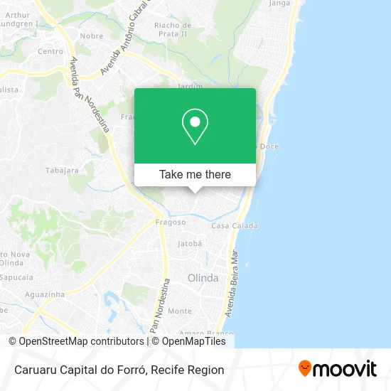 Caruaru Capital do Forró map