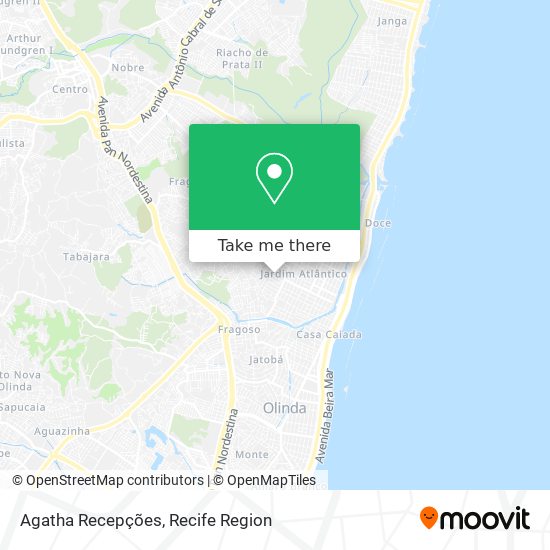 Mapa Agatha Recepções