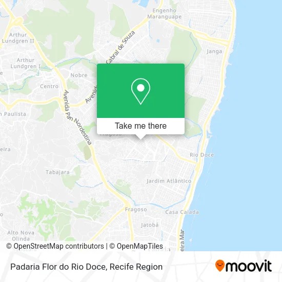 Padaria Flor do Rio Doce map