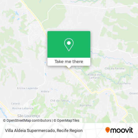 Mapa Villa Aldeia Supermercado