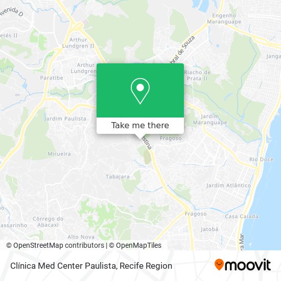 Clínica Med Center Paulista map