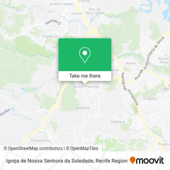 Igreja de Nossa Senhora da Soledade map