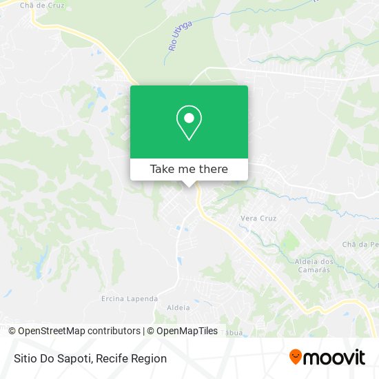 Sitio Do Sapoti map