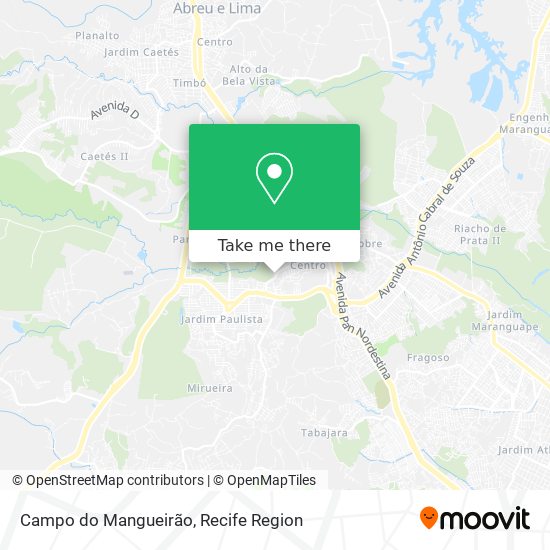 Campo do Mangueirão map