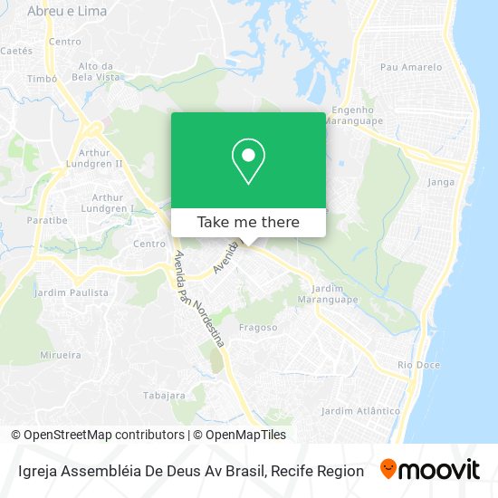 Igreja Assembléia De Deus Av Brasil map