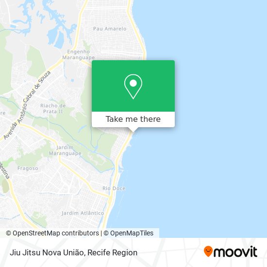 Jiu Jitsu Nova União map