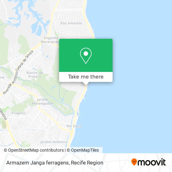 Armazem Janga ferragens map