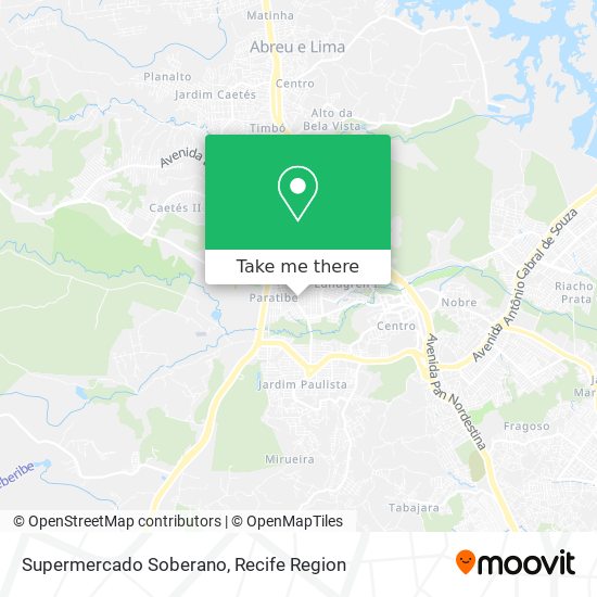 Supermercado Soberano map