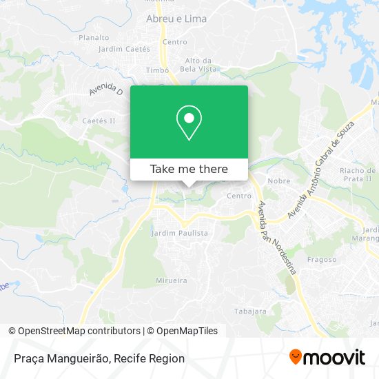 Praça Mangueirão map