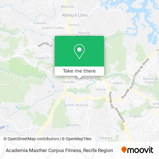 Academia Masther Corpus Fitness map