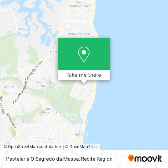 Pastelaria O Segredo da Massa map