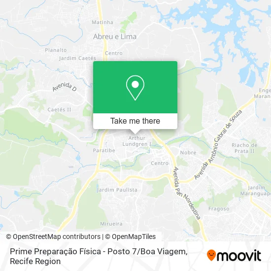 Prime Preparação Física - Posto 7 / Boa Viagem map