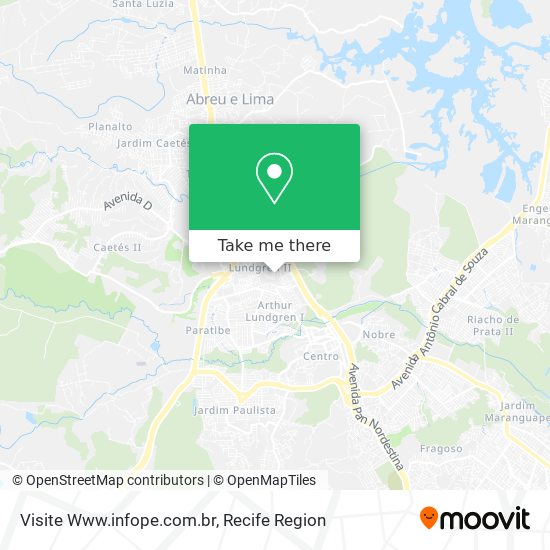 Visite Www.infope.com.br map